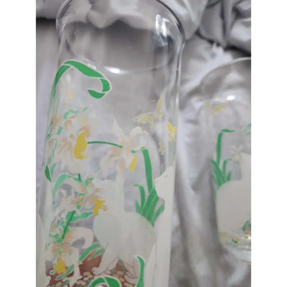 (3) Vtg Culver Acrylic Cat 20 Oz Highball Tumbler CottageCore‎ Patio Made Taiwan
